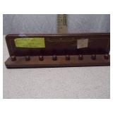 Wooden Wall Decor Lot - Thimble Display, Spoon Rack & Towel Bars