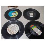 Large Collection of 45 RPM Vinyl Records - Assorted Labels