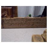 Rustic Hand-Crafted Wood Decor Lot: Primitive Folk Instrument, Driftwood & More