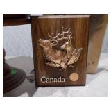 Rustic Hand-Crafted Wood Decor Lot: Primitive Folk Instrument, Driftwood & More