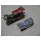 Lot of 2 Vintage TootsieToy Die-Cast Cars - Model T & Coupe