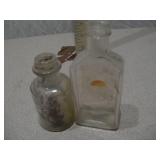 Vintage Apothecary & Medicinal Glass Bottle Collection - Cobalt Blue & Clear