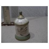 Vintage Ceramic Bird Bell and Miniature Collectibles Lot