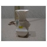 Vintage Ceramic Bird Bell and Miniature Collectibles Lot