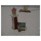 Vintage Nautical Lighthouse Miniature Collection - 5 Piece Set