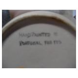 Vintage Hand-Painted Floral Ceramic Planter