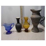 Assorted Vintage Decorative Pitchers - Lot of 4