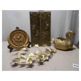 Vintage Gold-Tone Decorative Home Decor Collection