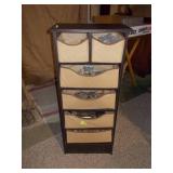 Vintage Hardware Collection and Multi-Drawer Storage Organizer