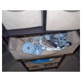 Vintage Hardware Collection and Multi-Drawer Storage Organizer