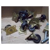 Assorted Furniture Casters and Wheels