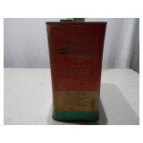 Vintage Hydraulic Oil Advertising Tin