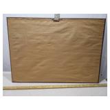 Vintage Framed Winter Landscape Lithograph