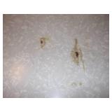 Expandable Vintage Ceramic Top Dining Table with Leaf