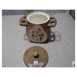 Vintage Ceramic Mallard Duck Pipe Holder & Humidor