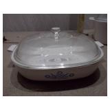 Vintage Corning Ware French White Casserole Set