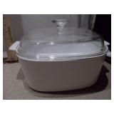 Vintage Corning Ware French White Casserole Set