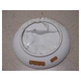 Vintage Celadon Glazed Ceramic Display Bowl