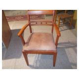 Vintage Drop-Leaf Dining Table with Four Chairs