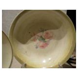 Vintage Floral Ceramic Bowls - Set of 3