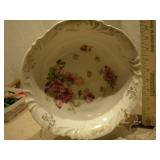 Vintage Floral Ceramic Bowls - Set of 3