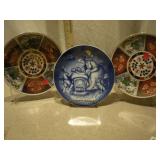 Collectible Porcelain Plate Assortment - Set of 3