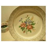 Vintage German & Reticulated Porcelain Plates - Set of 3