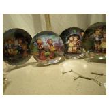 Goebel Hummel Annual Christmas Plates - Set of 4