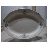 Vintage Floral Porcelain Plates - 3 Pieces