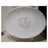 Vintage Floral Porcelain Plates - 3 Pieces