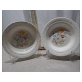 Vintage Themed Decorative Bowls - 3 Pieces