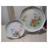 Vintage Bavaria Porcelain Plates - 2 Pieces