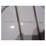 Vintage Bavaria Porcelain Plates - 2 Pieces