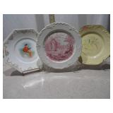 Vintage Decorative Plates - 3 Pieces