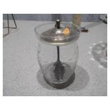 Glass Pedestal Dish & Table Accessories - 3 Pieces