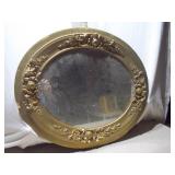 Ornate Gilt Round Wall Mirror