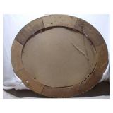 Ornate Gilt Round Wall Mirror