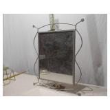 Vintage Ornate Tabletop Vanity Mirror