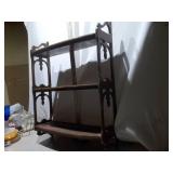 Vintage Multi-Tier Wood Wall Shelf