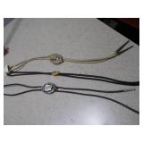 Trio of Vintage Bolo Ties - Scenics & Stones