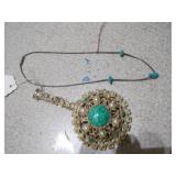 Large Vintage Jewelry & Accessory Lot - Statement Necklaces, Articulated Brooch & Cuff