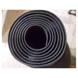 Rolled Black Utility or Runner Rug