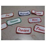 Bulk Lot of Embroidered Script Name Patches – Sew-on Uniform Style