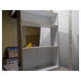 White Multi-Shelf Display Unit / Storage Cabinet