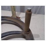 Vintage Cast Iron Flywheel / Industrial Pulley Wheel