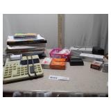 Large Bulk Lot of Office Supplies – Calculator, Organizer, Ink & Stationery