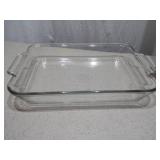 Assorted Clear Glass Bakeware & Serving Dishes - Pyrex/Anchor Hocking Style