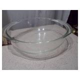 Assorted Clear Glass Bakeware & Serving Dishes - Pyrex/Anchor Hocking Style