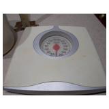 Mickey Mouse Wastebasket and Digital Bathroom Scale Lot