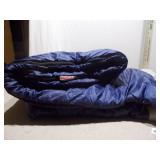 Coleman Sleeping Bag and 5-Gallon Water Jug Beverage Dispenser